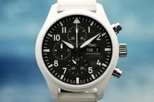 2024 IWC Pilot Chronograph Top Gun “Lake Tahoe”  White Ceramic IW389105 Warranty