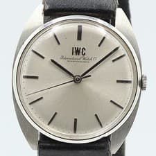 IWC 2403 Wristwatch Timepiece Silver Dial Vintage Mens Ready to Use Now
