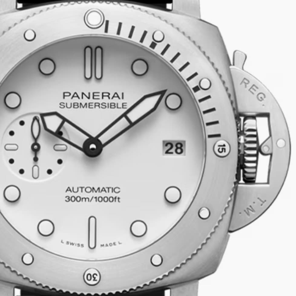 Panerai Submersible 1226 White Dial 44mm PAM01226 Quarantaquattro Full Set WOW!