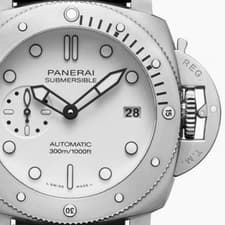 Panerai Submersible 1226 White Dial 44mm PAM01226 Quarantaquattro Full Set WOW!