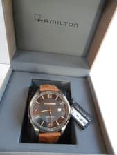 LN Men's S/S Hamilton Viewmatic Swiss 25 Jewel Automatic Watch H327550 w/ Box
