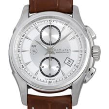 Hamilton Jazzmaster H326160 Automatic Chronograph Mens Watch Silver