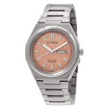 Citizen AW0130-85Z Zenshin Three-hand Orange Dial 39.5 mm Men's Watch New