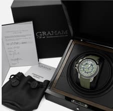 Men's Graham Chronofighter Oversize Target 46mm Watch w/Box & Papers