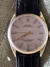 Rolex Oyster Perpetual 14k Gold capped 34mm