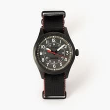 BRIEFING × TIMEX EXPEDITION FIELD WATCH Black Red stitching New 2026 From JPN