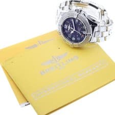 BREITLING SUPER OCEAN A17360 42mm SS Black Dial Automatic Date #C471