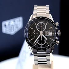 TAG Heuer Carrera Cal 16 Automatic 41 mm CV201AJ.BA0727 Unworn 1 Yr Warranty NOS
