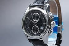 [Near MINT] Hamilton Jazzmaster H326160 Chronograph Black Dial AT Men's Watch