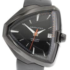 HAMILTON H245850 Ventura Elvis 80 Date Men's Watch From Japan G0425