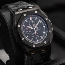 Audemars Piguet Royal Oak Offshore Forged Carbon 44mm Ceramic bezel 2013 full Se