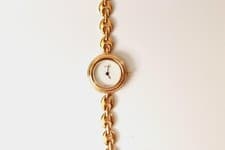 Gucci 1100 Watch with Gold Plated Bezel