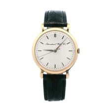 IWC Mens Dress Watch 18k Yellow Gold
