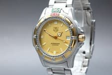 [N MINT] TAG HEUER 995.406K Professional 4000 Quartz Gold Dial 38mm Men’s Watch