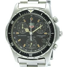 TAG HEUER Professional Chronograph Steel Quartz Mens Watch 570.206 BF590324