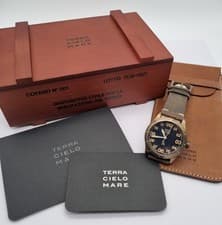 Earth Sky Sea sparviero Bronze 1 1/2in Automatic Full Set! New! Rare - Model