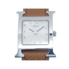 HERMES Watch H Watch HH1.210 Wristwatch Stainless Steel Silver Quartz Silver Dia