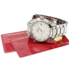OMEGA SEAMASTER AQUATERRA 231.10.39.60.02.001 39mm SS Silver Dial Date #C1461