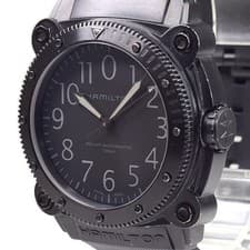 HAMILTON Men's Watch Khaki Navy Below Zero H785850 Working