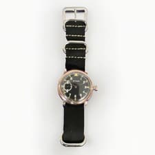 Cyma Laco Aviator  Pilots WWII Vintage 1920-1945 Swiss solid Silver Gilt Watch