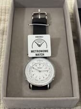 SEIKO SMW006A Metronome Watch Instrument Tuner Quartz Monotone Edition
