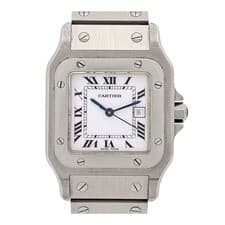 CARTIER 81036188 Santoscare LM Automatic Stainless steel mens 【W】