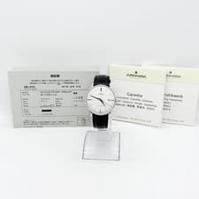 JUNGHANS Watch Meister Classic 2603085 White Automatic Men's Working w/Warranty