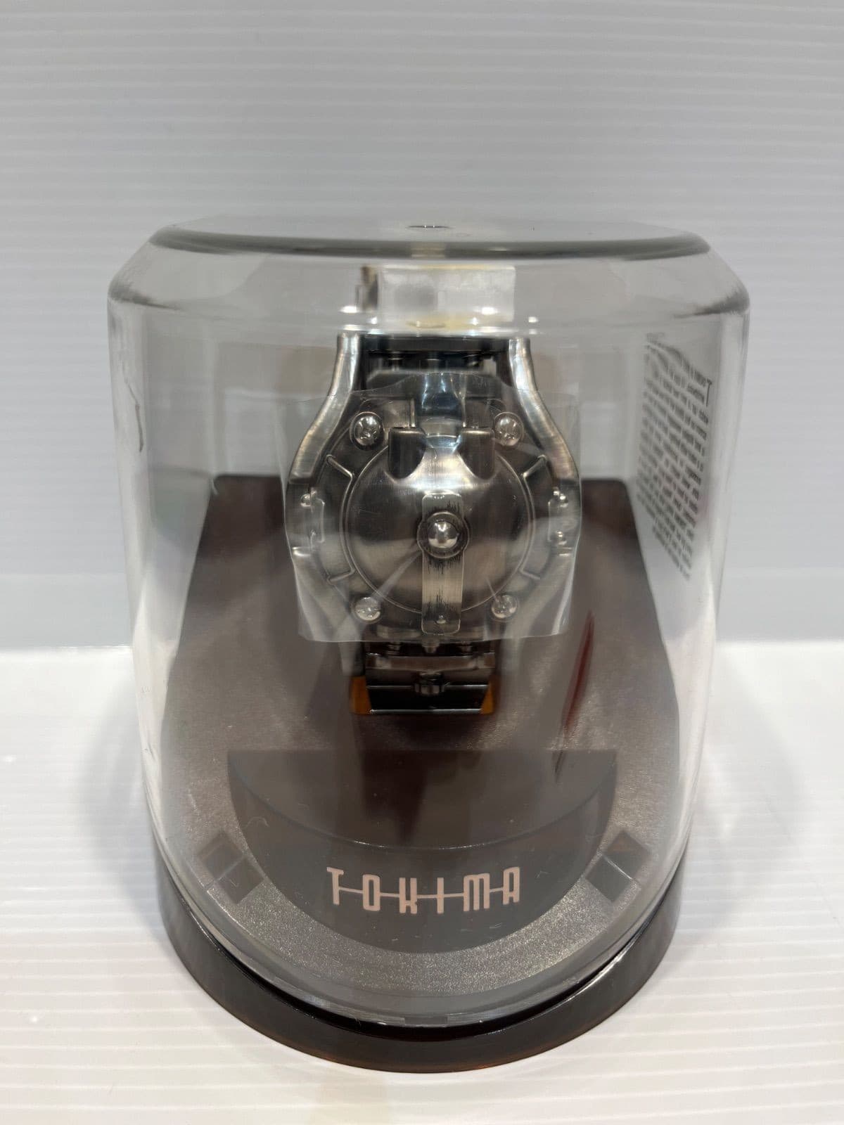 Rare Bandai TOKIMA STEAMHEAD 1998 Reissue JDM Steampunk Watch Titanium Band