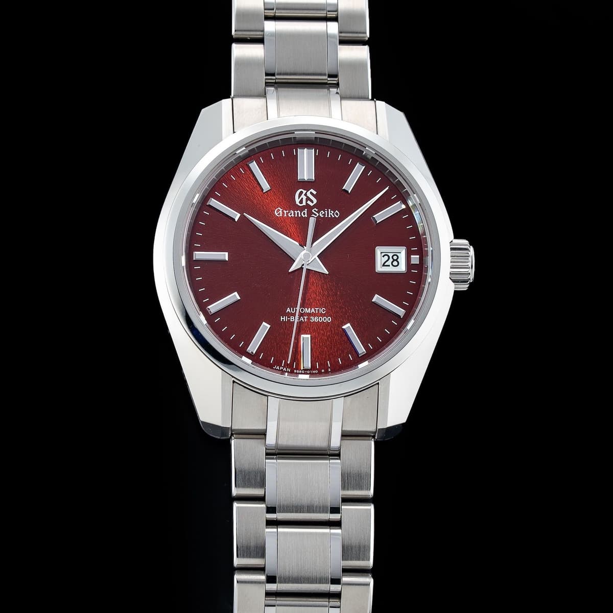 Grand Seiko SBGH345 Heritage Collection 40mm Deep Scarlet Red Dial Box Papers