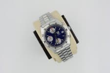 Tag Heuer CK2111.BA0311 Mens 2000 Series Automatic Chronograph Watch Blue Silver