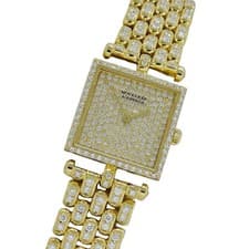Van Cleef & Arpels women's watch, classic square design, diamond, ... GZl1h52f