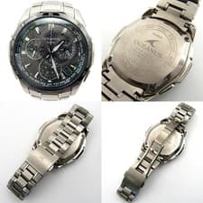 Casio Oceanus OCW-S1000 Radio Solar Titanium Men's Watch Used