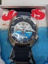 SEIKO Watch JAWS 50th Anniversary Prospex SBDY137 Blue Men's New Unused w/Boxed