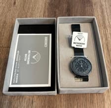 SEIKO Metronome Watch Standard Line Metal Mesh Black SMW009A with Box, Manual