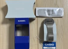 Casio A1000MA-7JF Digital Vintage Style Stainless Steel Watch Unused Japan