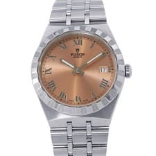 TUDOR Royal 38mm Stainless Steel salmon pink Dial M28500-0007