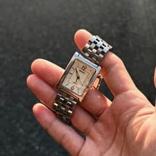 Seiko Dolce Tank Quartz Dress Watch, Vintage, wrist 21cm/8.3in, Japan