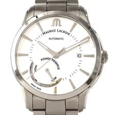 Authentic Maurice Lacroix Pontos Power Reserve PT6368-Stainless Steel002-130...