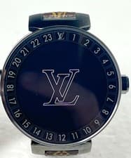 LOUIS VUITTON TAMBOUR HORIZON QA002 SMARTWATCH USED WORKING WITH BOX CABLE CARDS