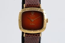 Rolex Cellini 4082 18k Yellow Gold 24mm Sunburst Dial Manual Wind Watch