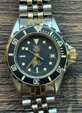 TAG HEUER 980.018N Black Combination Wristwatch