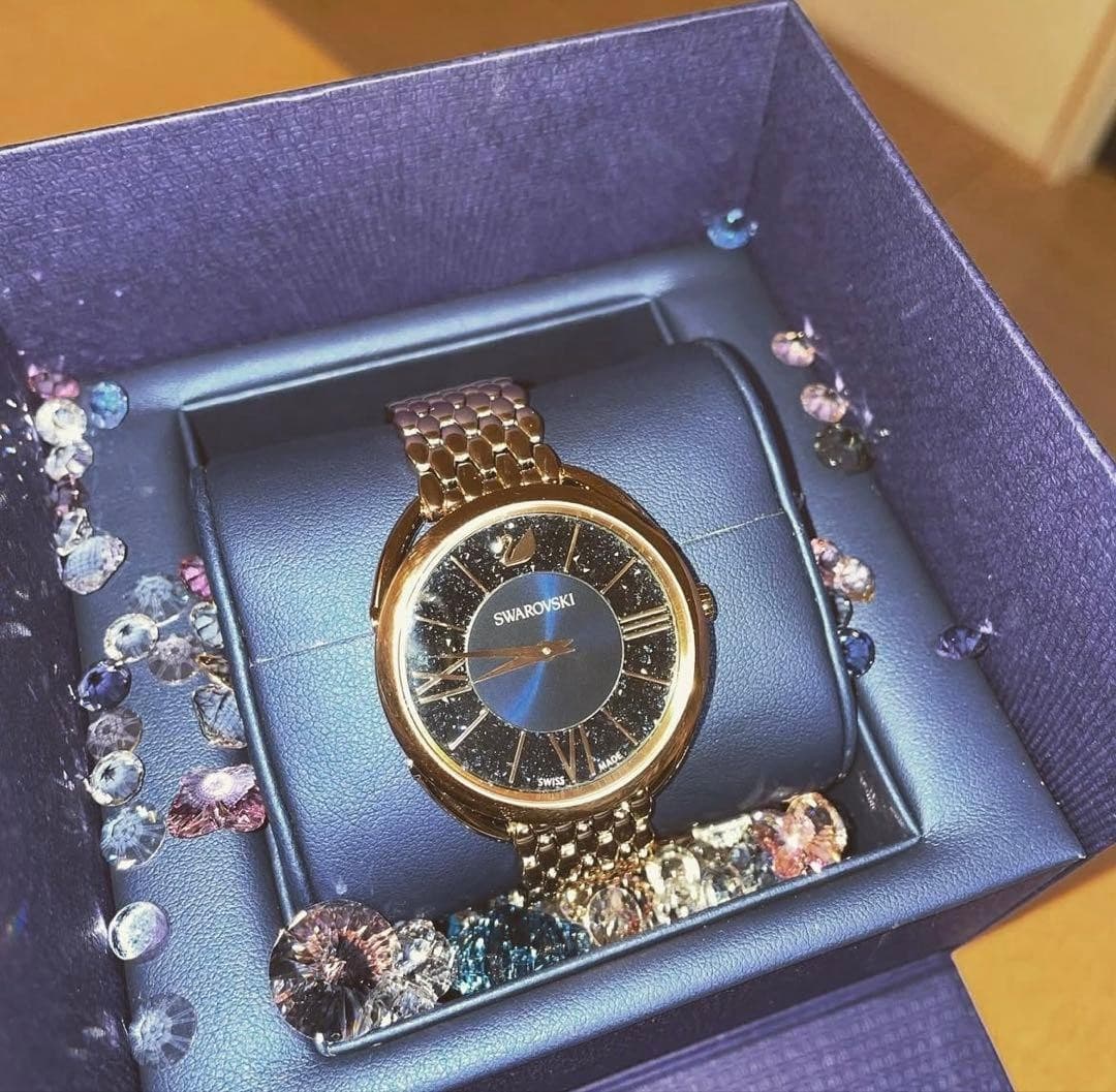 Swarovski Pink Watch Elegant