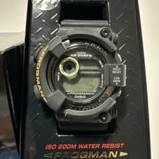 D-W8200BM-1T Frogman Men in Black Watch Used Damaged Band G407