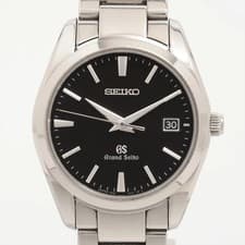 Grand Seiko Heritage Collection 9F62-0AB0 SS SS QZ black dial 4 Extra Links