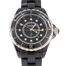 Authentic Chanel J12 1.3" Ceramic 12P H1625 Ceramic Quartz #270-004-174-0412