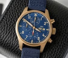 IWC Pilot Chronograph 41 Blue Bronze IW388109 NEW 2026