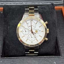 Tag Heuer Carrera Chronograph Mens Automatic 18k/Steel 41mm CV2050