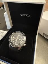 Seiko Prospex Men's Black Watch - SPB383J1