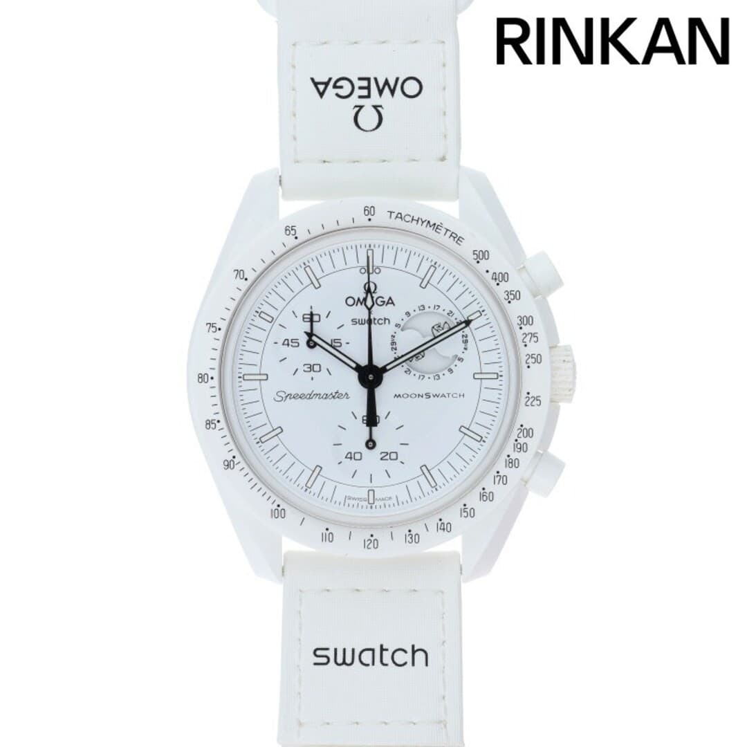 Omega Swatch Mission to the Moonphase Watch New From Japan