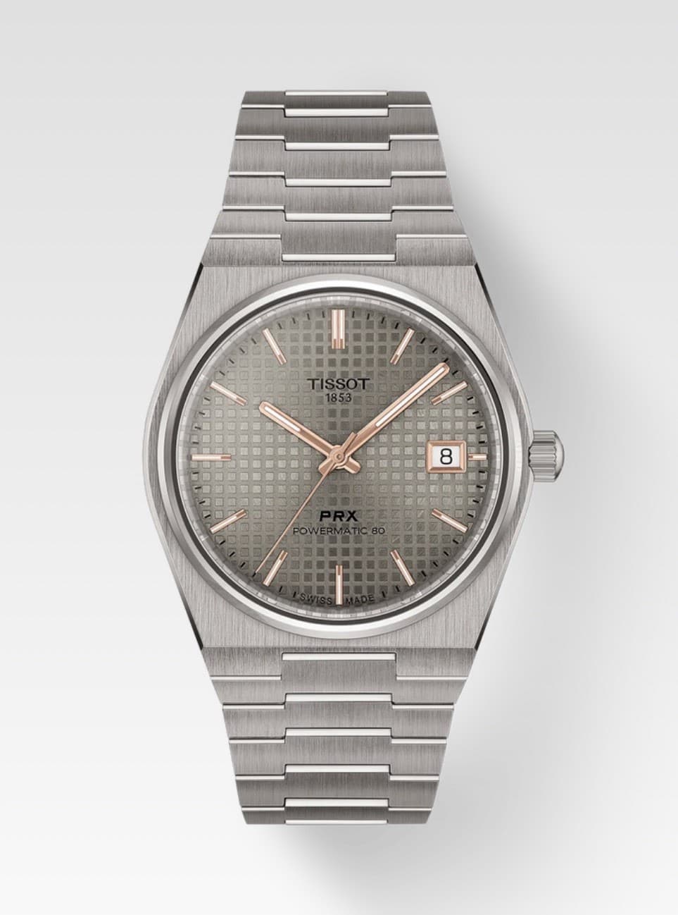 Tissot PRX Titanium 38mm Men's Watch T137.407.21.031.00 Excellent Condition